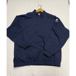 Footjoy Men’s Golf 1/4 zipper Pullover  Size XL Navy Blue  Performance FJ